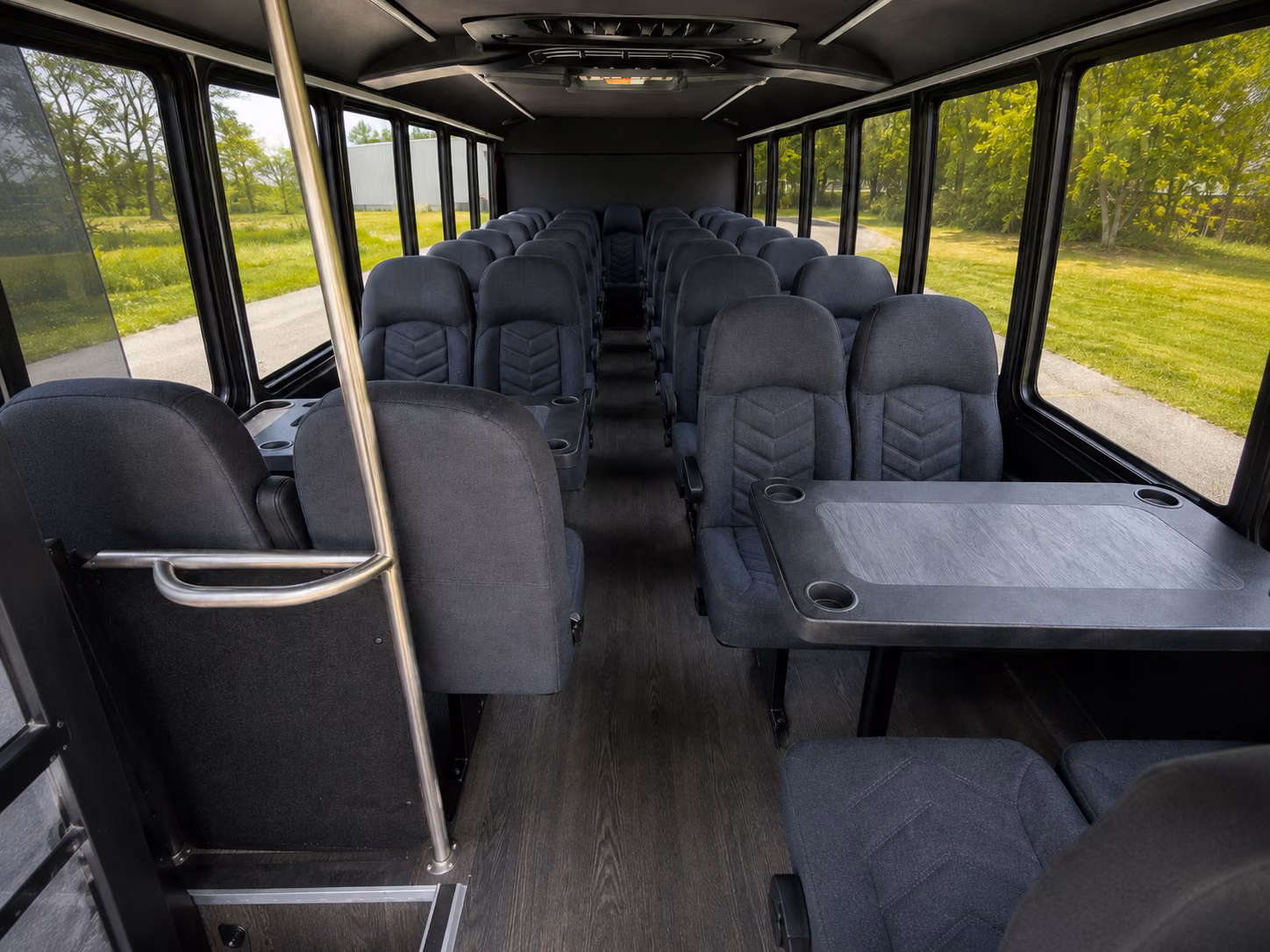 lehi 20 passenger minibus inside