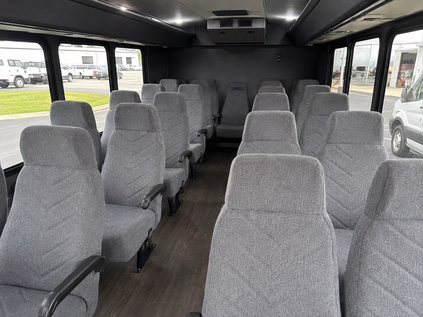 lehi 20 passenger minibus interior
