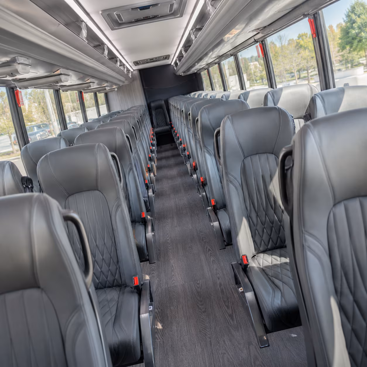 lehi 30 passenger minibus interior