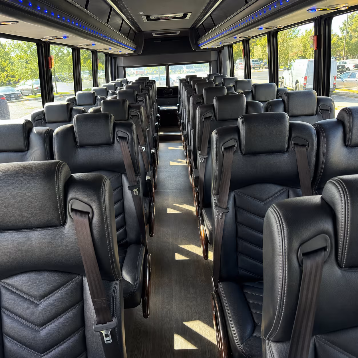 lehi 35 passenger minibus inside