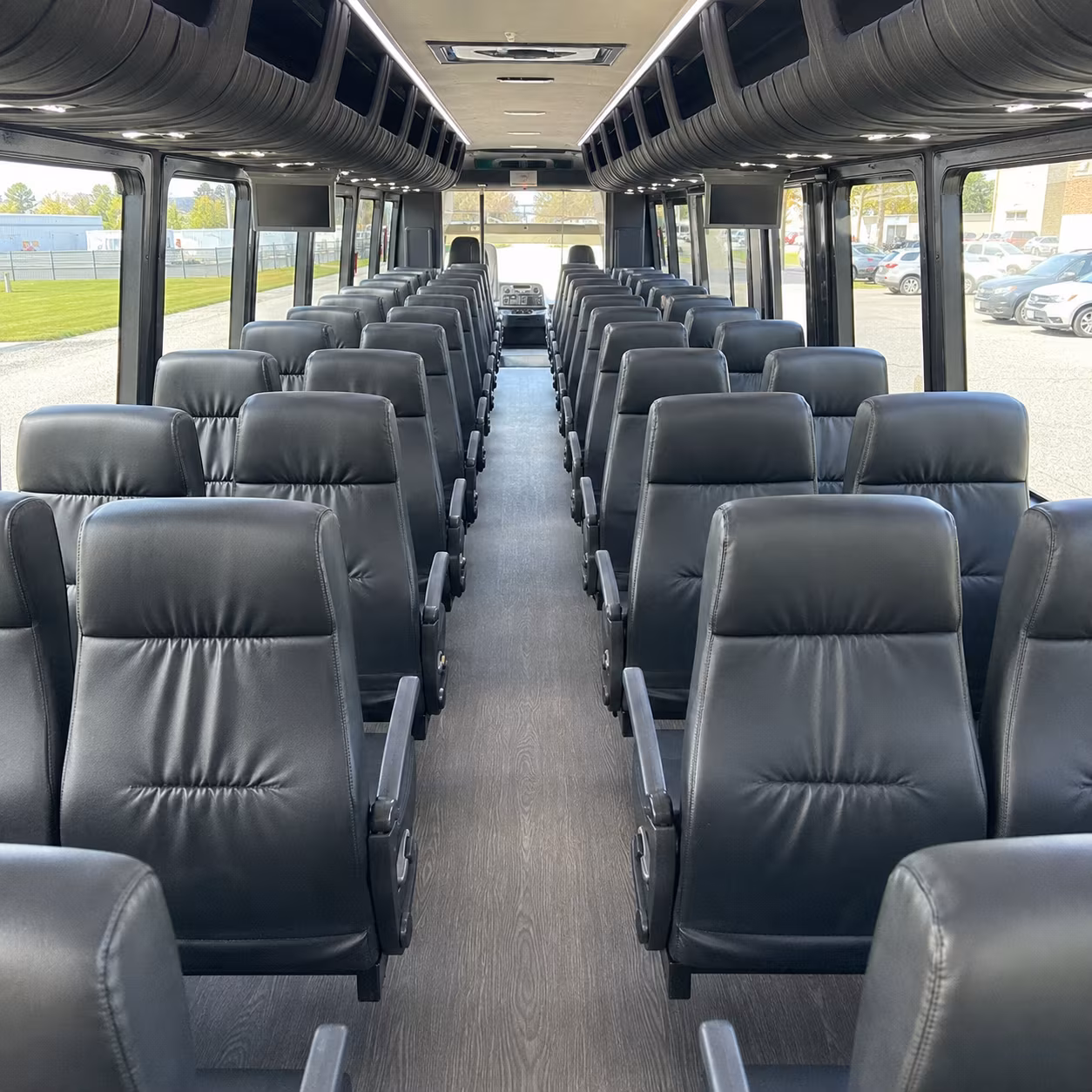 lehi 35 passenger minibus interior