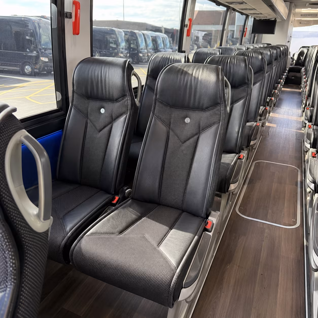 lehi 40 passenger charter bus interior