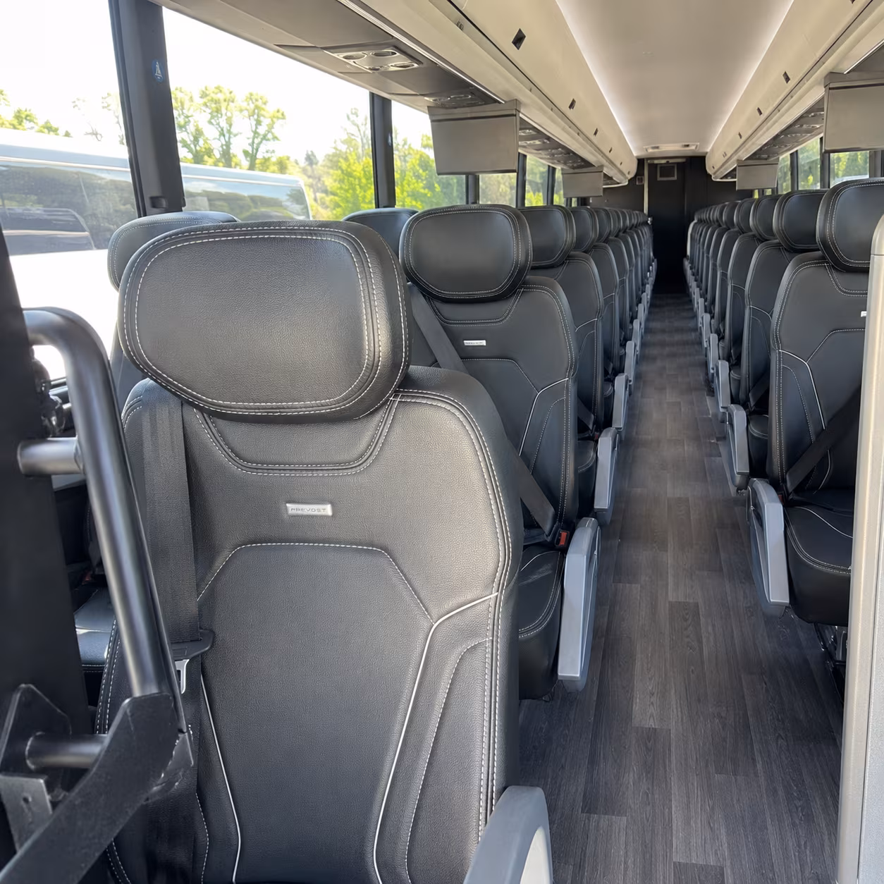 lehi 47 passenger charter bus interior