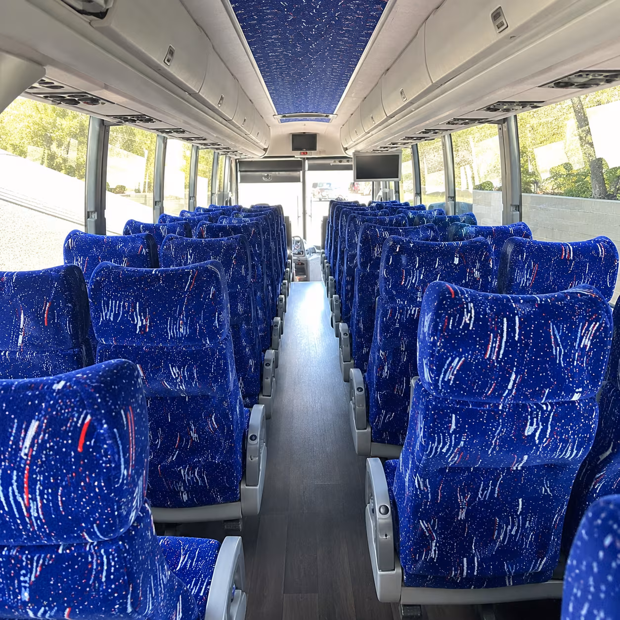 lehi 50 passenger charter bus interior
