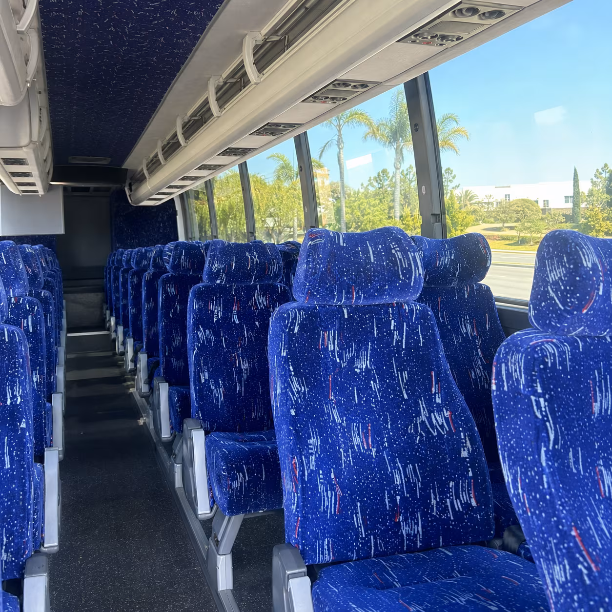 lehi charter bus interior