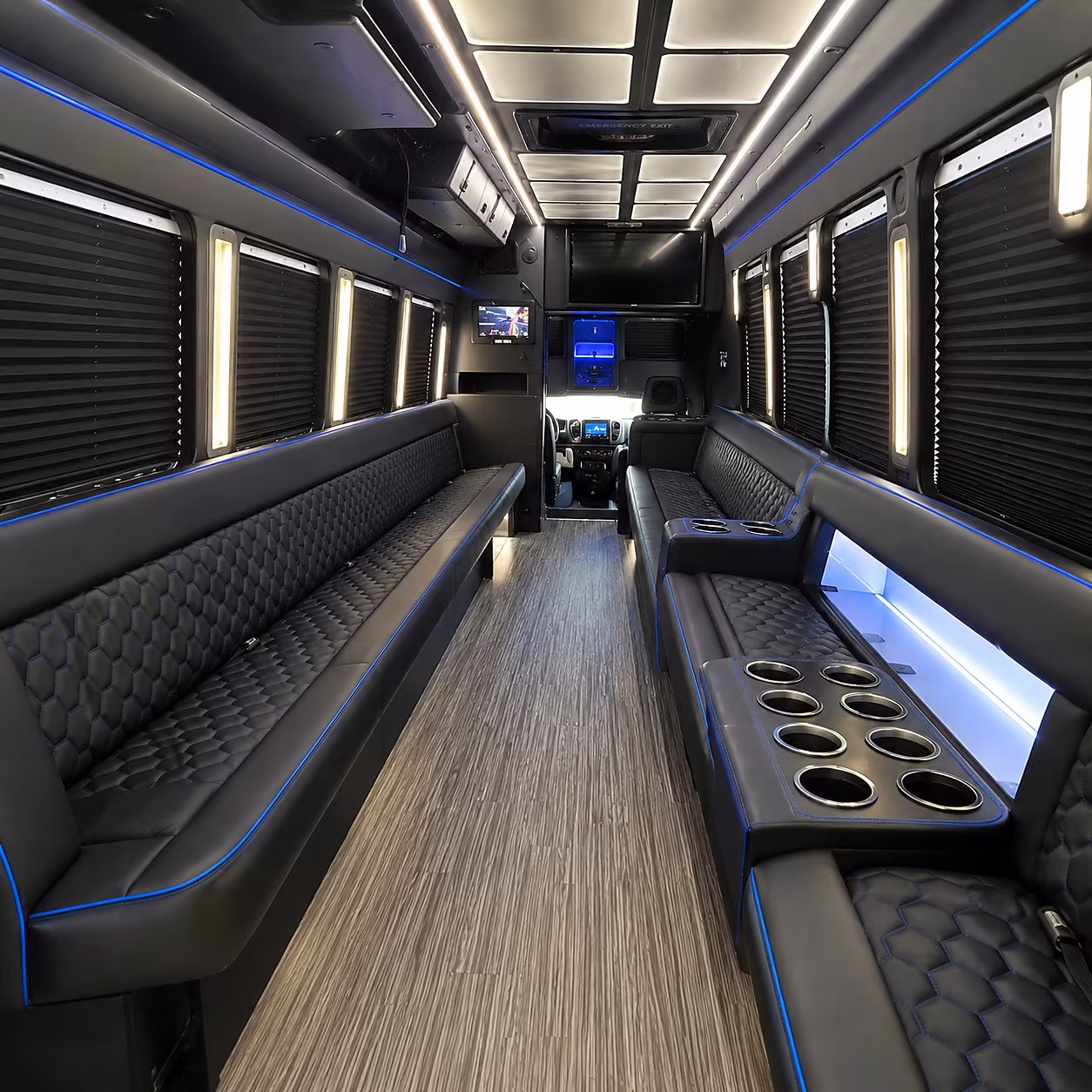 lehi party bus interior