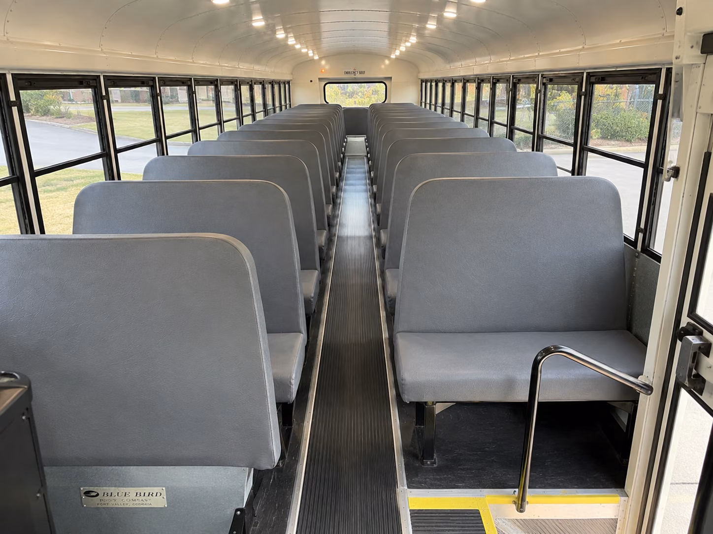 lehi school bus inside